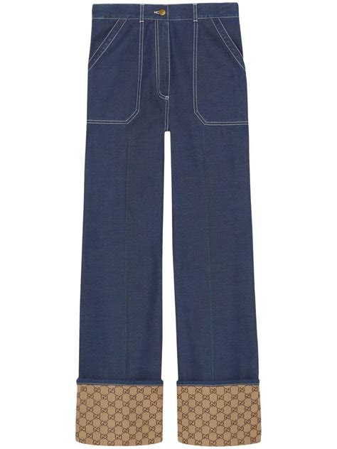 pantaloni gucci donna|gucci jeans net a porter.